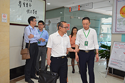 广东药科大学领导参观广州圣丹福医院现场图三